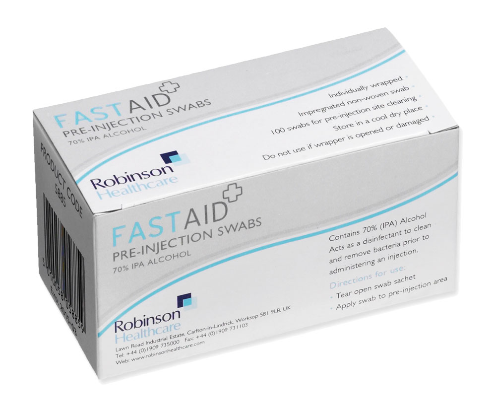 Robinson Pre-Injection Swabs Robinson Pre-Injection Swabs