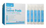 Blue Dot Sterile Saline Topical Irrigation Pods